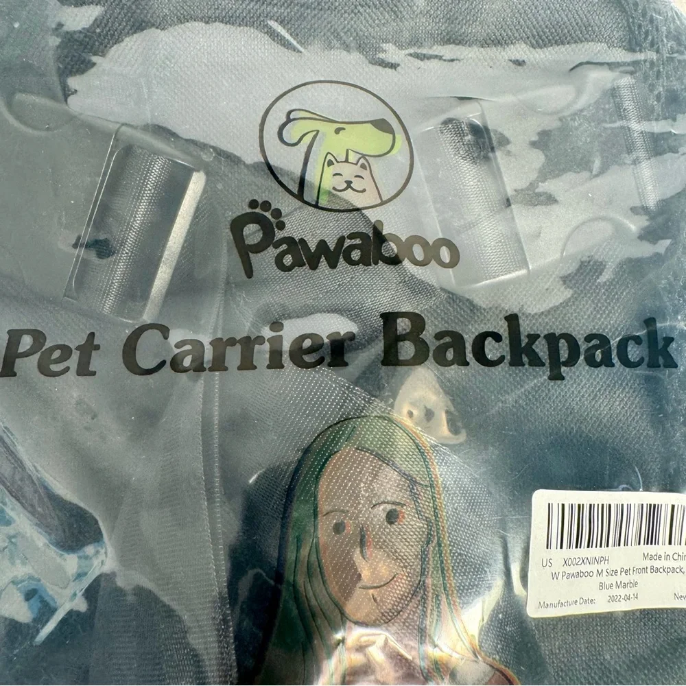 NWT. Pawaboo Pet Carrier Backpack. Pawaboo Pet Carrier for small dogs